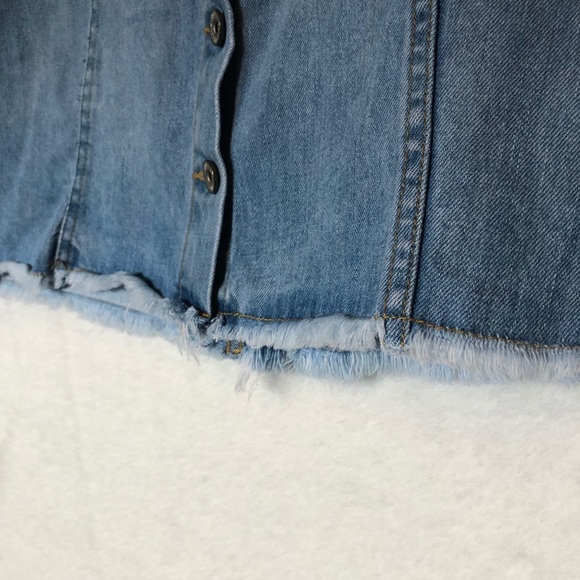 Forever 21 Denim button mini skirt - Picture 7 of 7